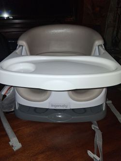 Ingenuity 2-1. Infant then toddler seat for dining chair..