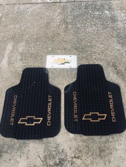 Mats Chevy and plate Chevy