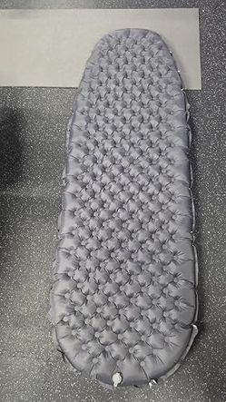 Ultralight 4" Thick Inflatable Camping Sleeping Pad with 9 R-Value