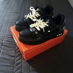 Louis Vuitton Skate Trainer in black Swarovski crystals