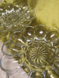 Set of 2 Egg Platters
