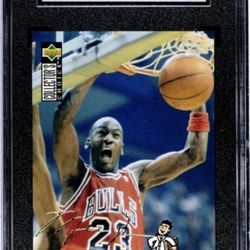 1994-95 Upper Deck Collector's Choice #402 Michael Jordan Gold Signature French