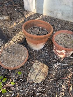 Vintage Terra cotta large pots