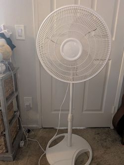 Lasko White Pedestal Standing Fan