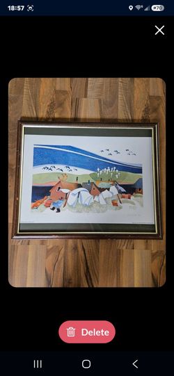 "Summer Storm at Buckland" by Rie Munoz (1982) –Hand-Signed Limited Edition Lithograph
Art