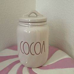 RAE DUNN BABY COCOA CANISTER