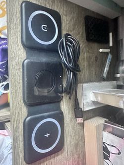 3-in-1 Wireless Charging Pad with Cable