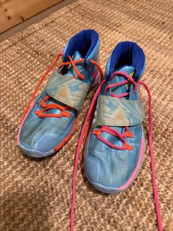 Nike Kyrie 6 Pool (PS) Blue Hyper Pink Rose Shoe CZ4686-409 Youth Size 6.5 Y