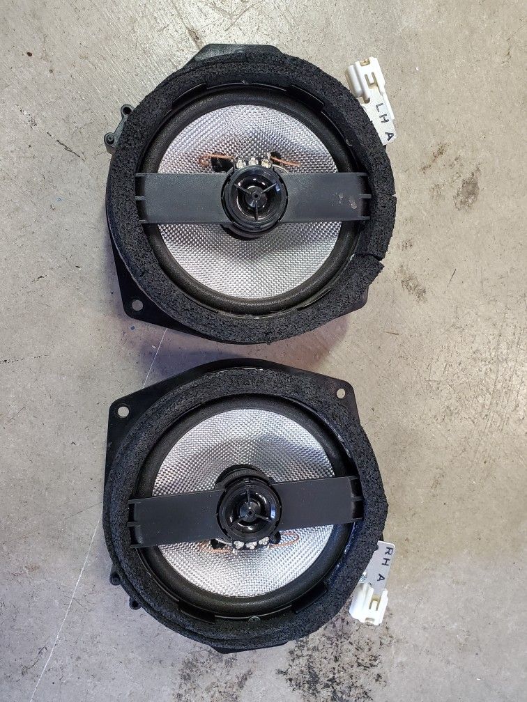 Stock Front Door Speakers For A Subaru Wrx Sti