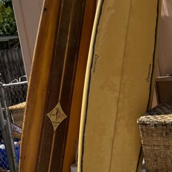 Surfboard Longboard From Hawaii With Fins 