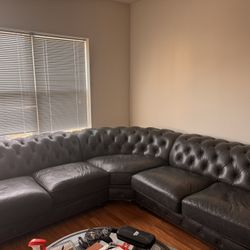 Raymour and Flanagan Sectional, Grey