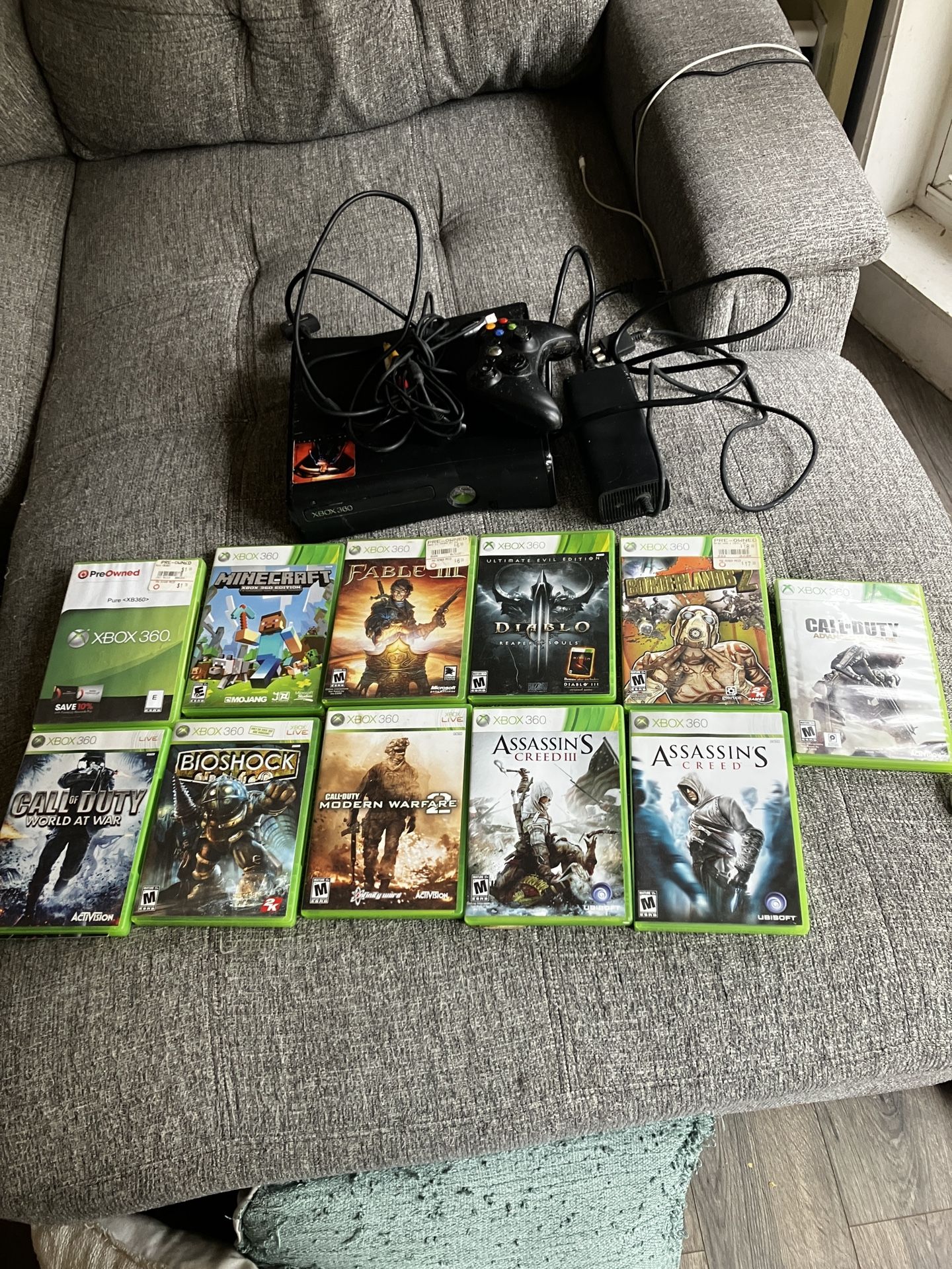 Xbox 360 With Games