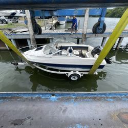1995 Bayliner 1702 LS Capri (Cuddy Cabin) + Trailer – 1 Owner, Garage Kept