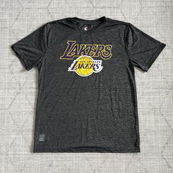 NBA Basketball Los Angeles Lakers Men’s Grey Athletic Jersey Shirt LARGE