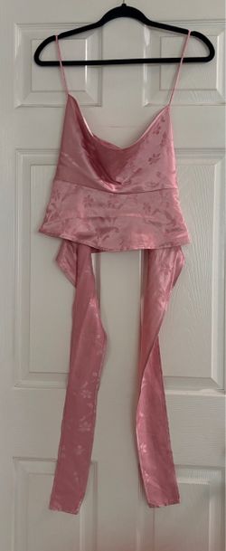 Pink Satin Floral Set(XL)
