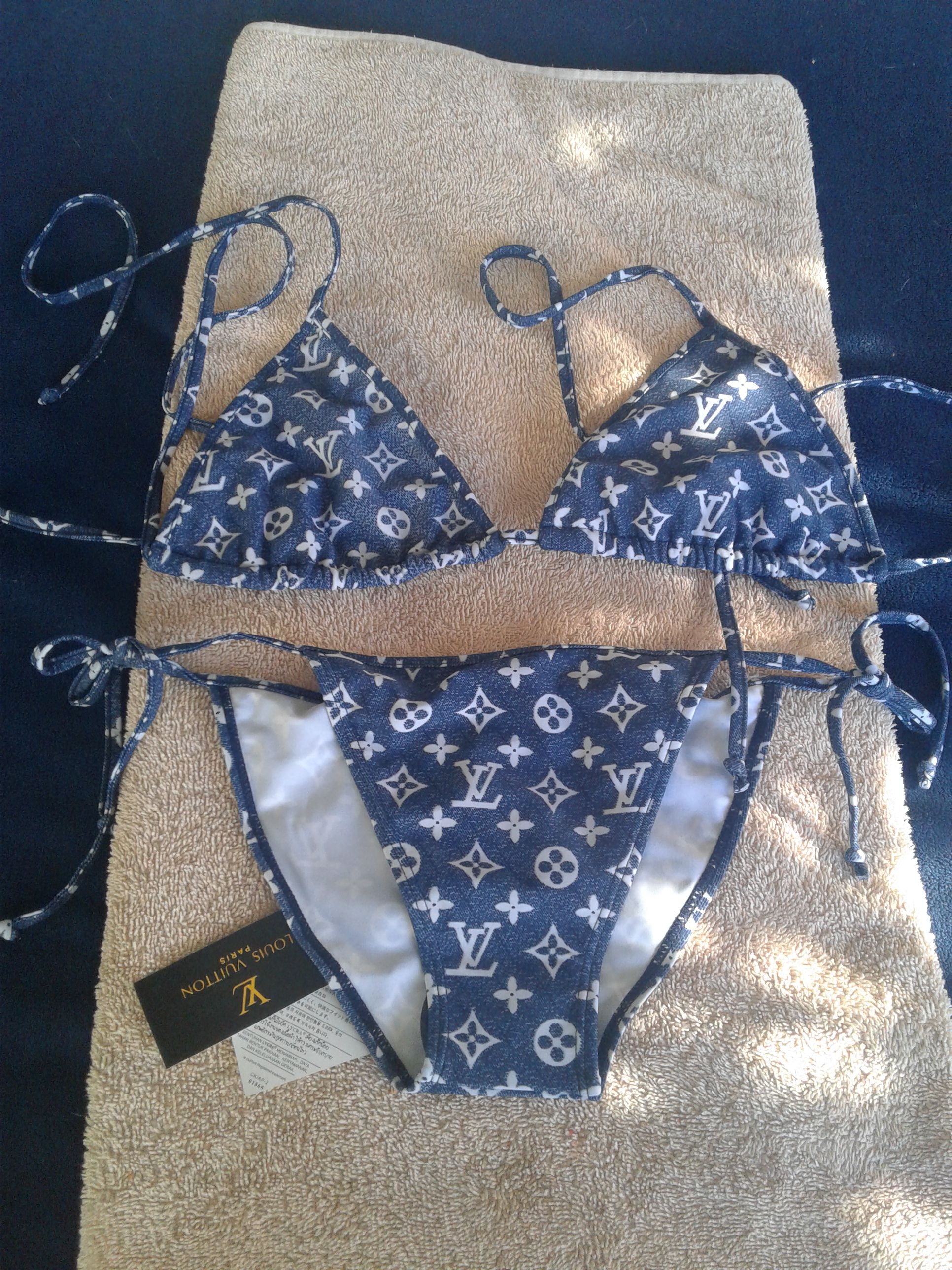 Louis Vuitton, Swim, Authentic Louis Vuitton Bikini