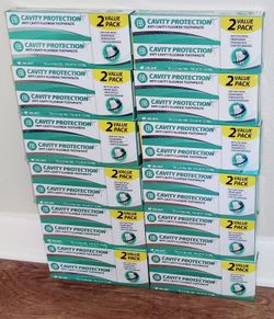 30 Pack Brush Buddies Cavity Protection AntiCavity Fluoride Toothpaste Cool Mint & Ice Cream