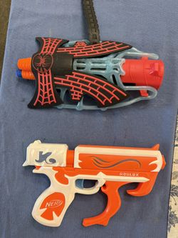 Free Nerf Roblox Gun& Spider Man Arm Dart Shooter