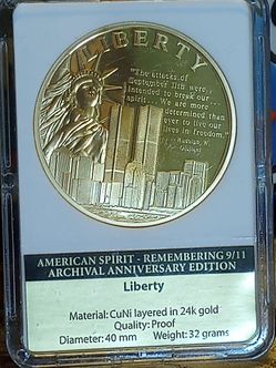 9/11 gold coin