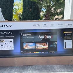 77” Sony bravía 8 4k oled hdr tv 