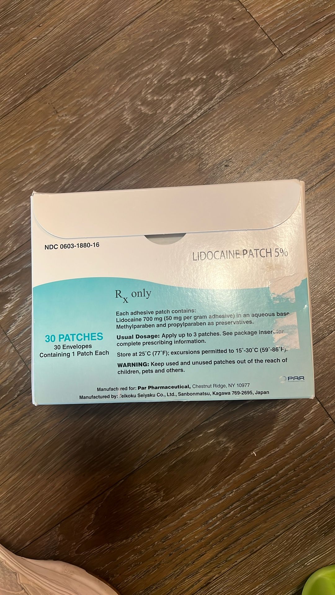 Lidocaine Patch 5%