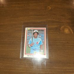 Tim Raines Donruss Rookie Card