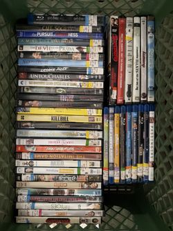 44 movies! 9 Blu-ray 35 DVDs