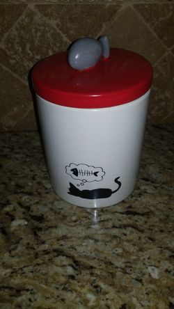 Cat food treat or dry food container