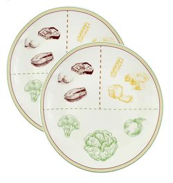 Portion Plates (2X)