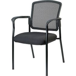 Lorell Mesh Back Stackable Guest Chair