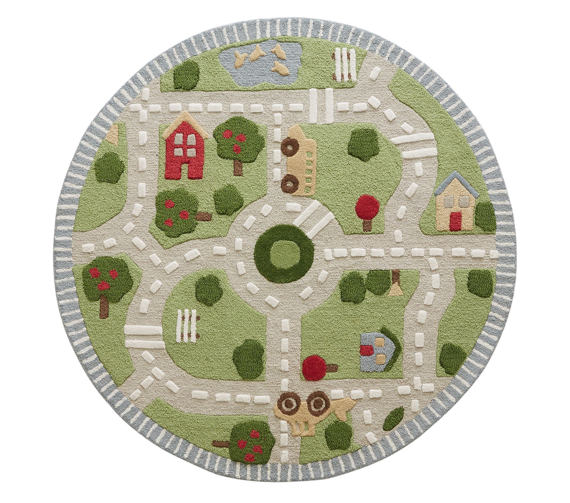 3-D Activity Play in the Park Rug