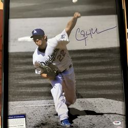 Clayton Kershaw Signed 16x20 