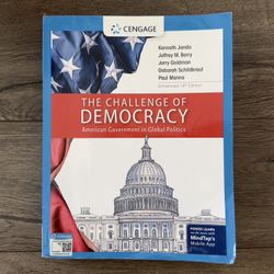 The Challenge of Democracy, American Government in Global Politics by Kenneth Janda; Jeffrey M. Berry; Jerry Goldman - Enhanced 14th Edition - Paperba