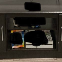 Brown/Black TV Console 