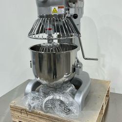ChefAsst CA-MX10A 10L 3-Speed 1 HP Planetary Stand Mixer with Guard & Standard Accessories