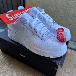 Nike White Air force 1s Supreme Size 8.5 Men 