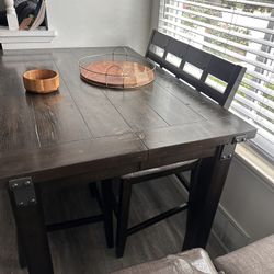 Dining Table With 4 Chairs And Bench