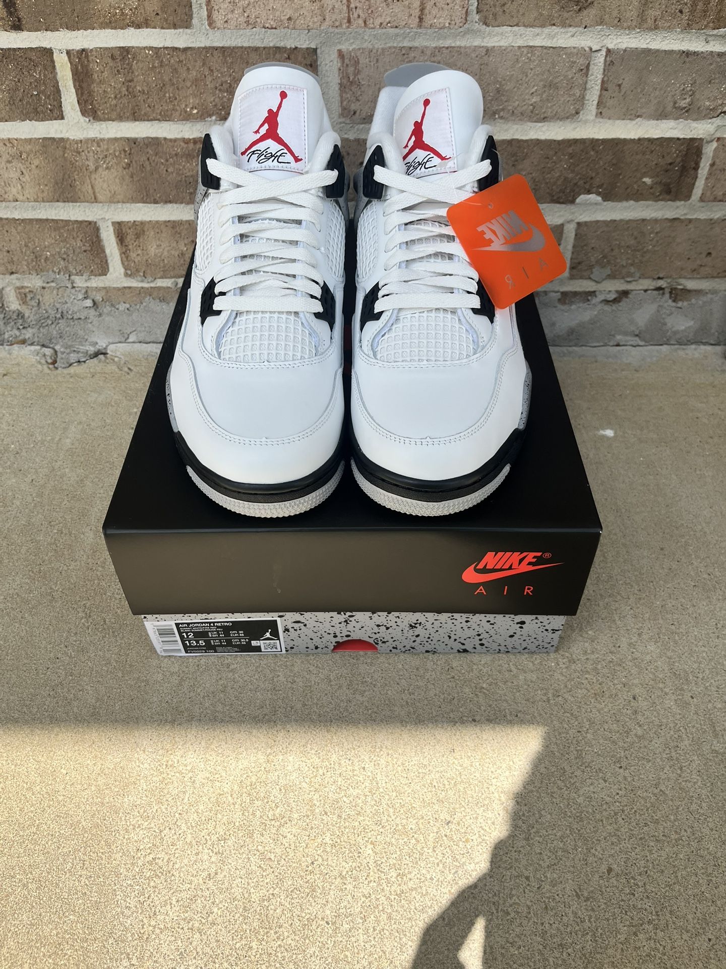 Jordan 4 White Cement (size 12)
