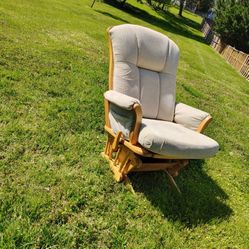 Solid wood glider