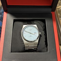 Tissot Powermatic 80 Ice Blue Dial 