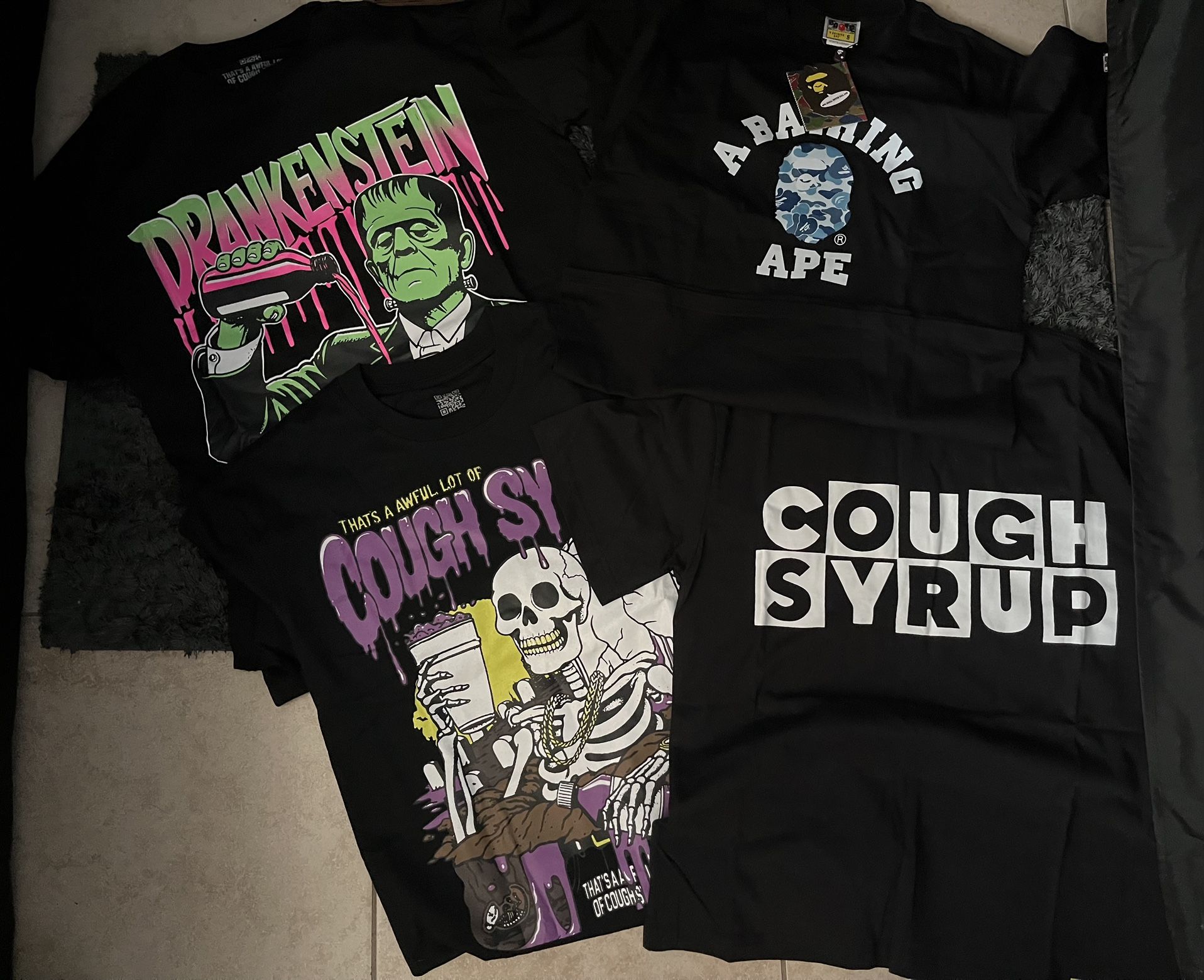 Bape And ALOC Shirts
