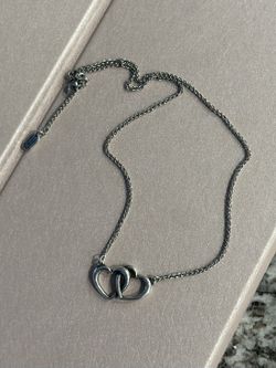 James Avery Heart Linked Necklace