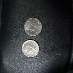 2 Coins Half Dollar