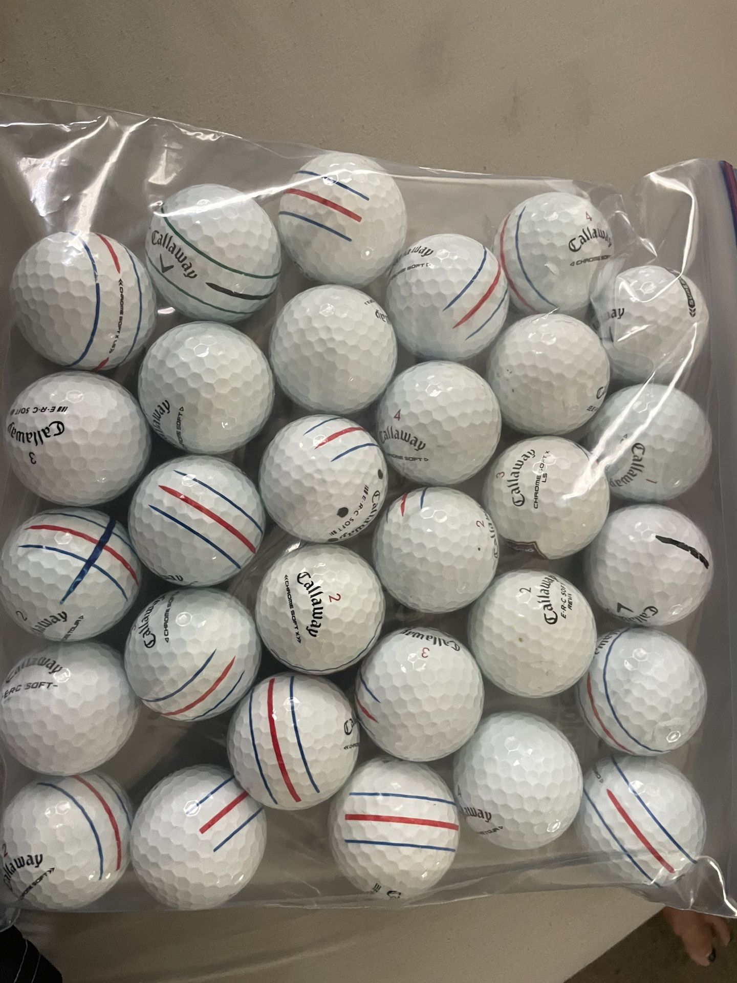 Callaway Golf Balls Stripped 