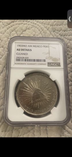 1903 Mexican Peso Graded NGC