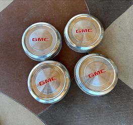 Old GMC truck Wheel Caps