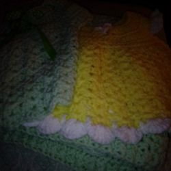 Green And Yellow Knited 