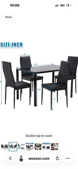 Table and chair set