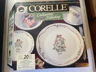 Vintage Corelle Callaway Holiday Dinnerware Christmas Design 🎄