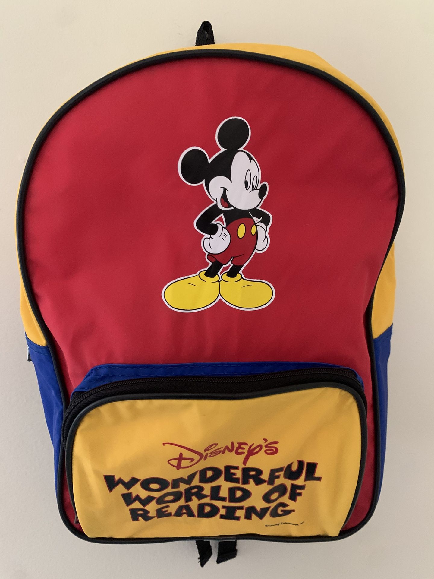 Mickey Mouse Wonderful World Of Reading Backpack kids